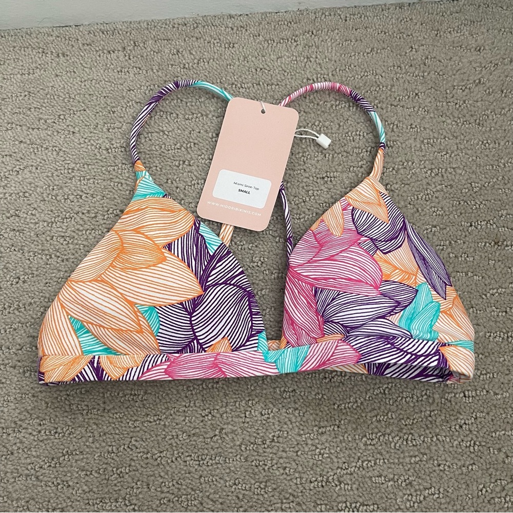 Midori Miami Siren Bikini Top Size S